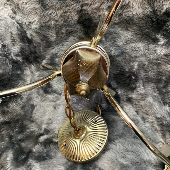 Vintage Chandelier Mid
Century Modern Wood Glass - Picture 8 of 16